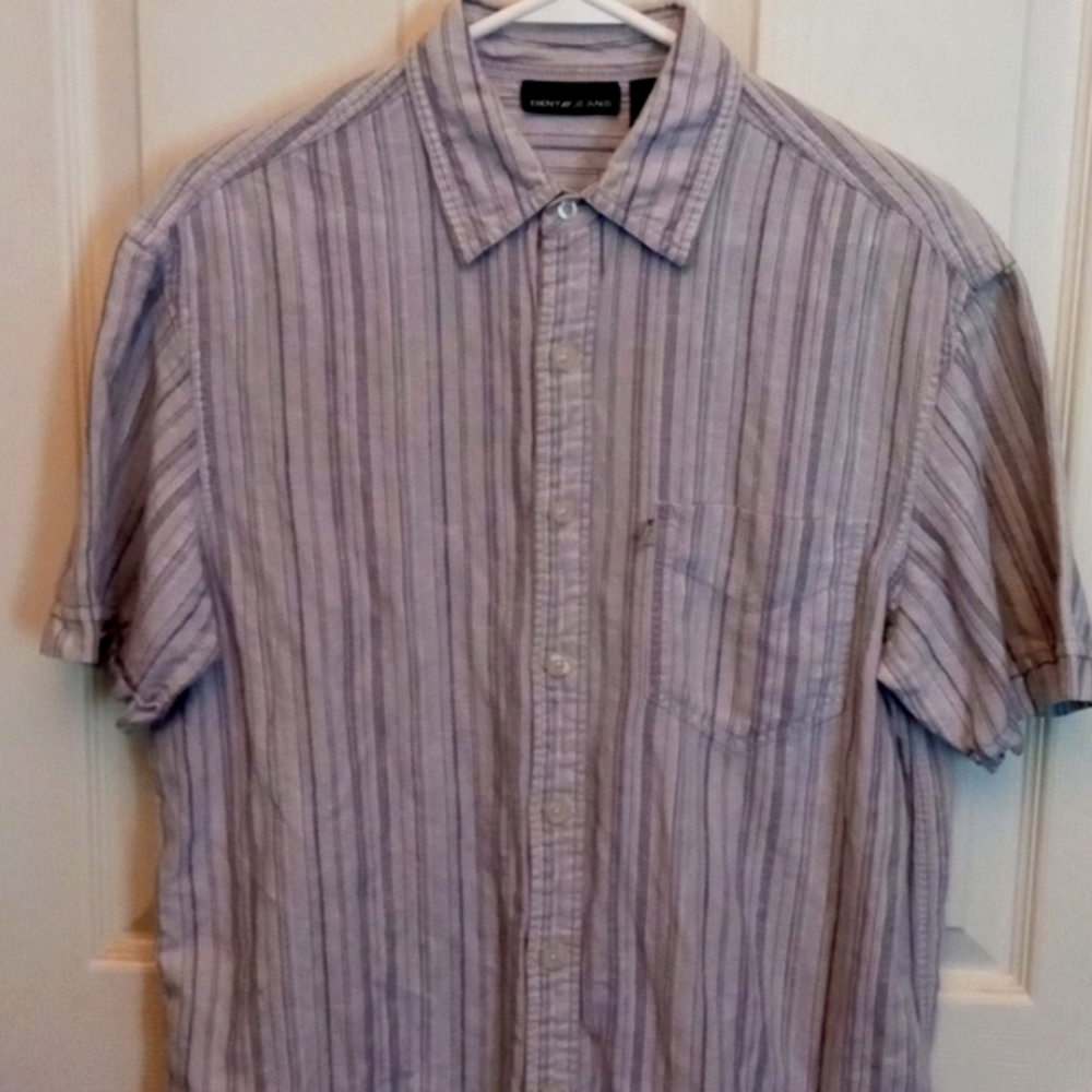 DKNY Jeans button down - Picture 1 of 4
